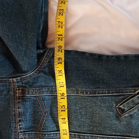 Funhouse Jeans Women's Coat Jacket Y2K Denim Tan Quilted Lining Hip Leng… - Picture 9 of 16